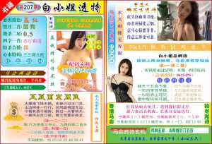 澳门白小姐透特